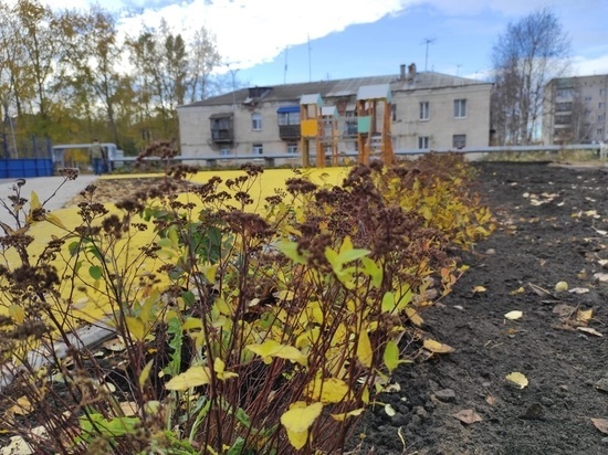На окраине Архангельска продолжается благоустройство общественного пространства
