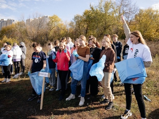 В Курске во время плоггинг-забега на Северо-западе собрали 2,9 тонны мусора