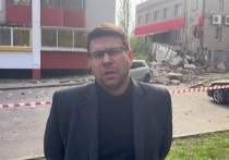 Мэр Белгорода Антон Иванов прибыл на место происшествия по улице Губкина – сегодня там в результате работы ПВО пострадал многоквартирный дом