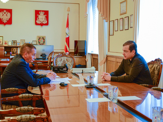 Губернатор обсудил с главой Смоленска ремонт городских улиц, общественных и придомовых территорий