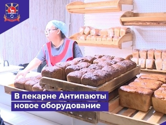 Новое оборудование в пекарне Антипаюты поможет выпекать булочки и пироги