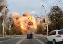 Появились кадры взрывов в Харькове