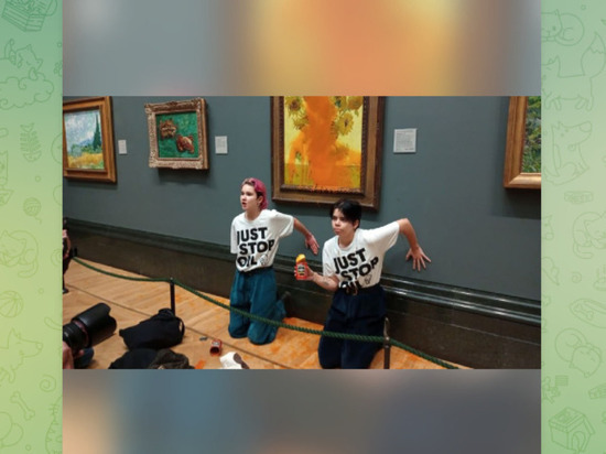 Активисты облили супом картину Ван Гога «Подсолнухи» в музее Лондона