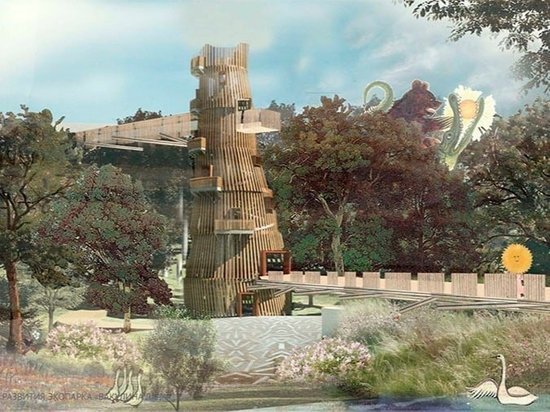 В курском «ЭкоПарке» на Никитской до 2026 года установят башню и оборудуют набережную