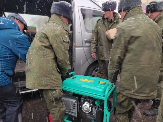 Бензопилы, сварочный аппарат и генераторы передали дивизиону в Забайкалье