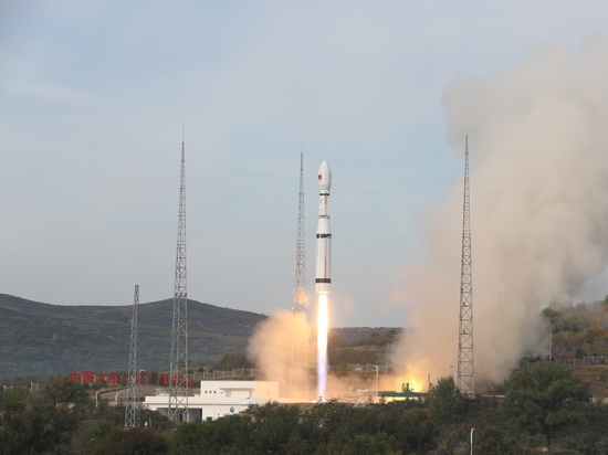 Китайский спутник  дистанционного зондирования успешно вышел на  орбиту