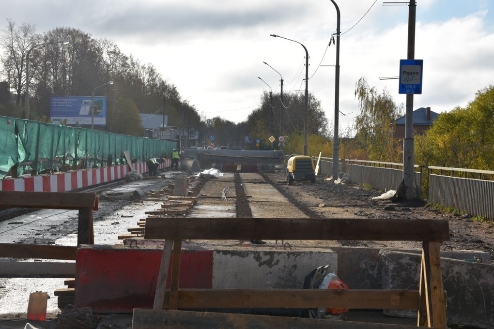 Досрочная сдача в эксплуатацию Чернореченского моста в Костроме отменяется