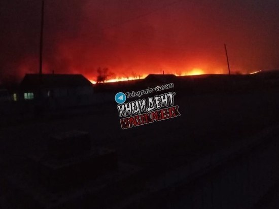 Степной пожар на 3 тыс га в Краснокаменском районе тушили почти 13 часов