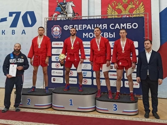 Спортсмен из Бурятии стал серебряным призером чемпионата Москвы по самбо