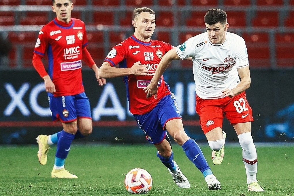 ЦСКА и «Спартак» сыграли вничью в матче РПЛ