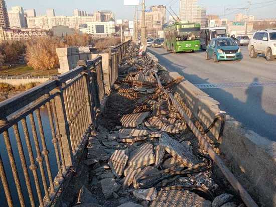 Ограничение скорости до 40 километров на Октябрьском мосту в Новосибирске сохранится до конца 2022 года