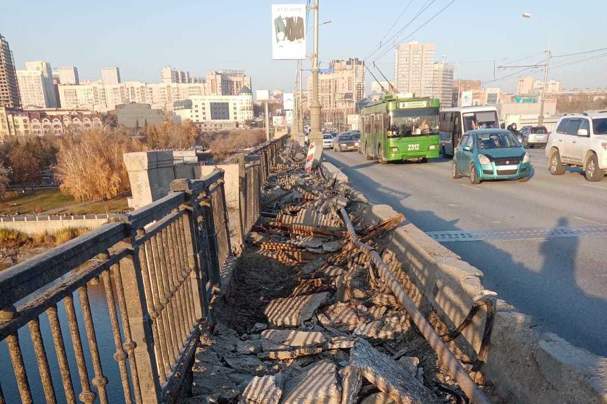 октябрьский мост в новосибирске