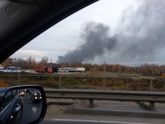 В Ярославле опять горел склад пластика