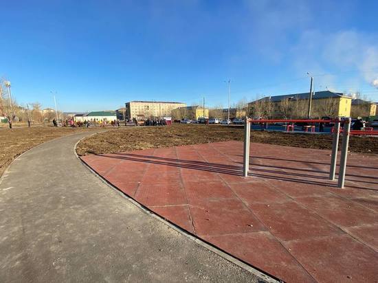 Сквер «Солнечный» открыли в посёлке Энергетиков в Чите