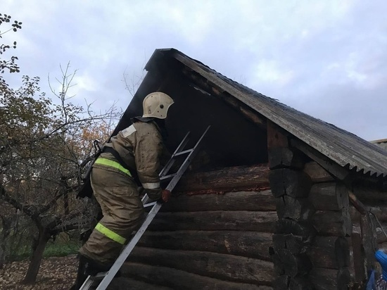Сразу пять бань воспламенились в Новгородской области за один день