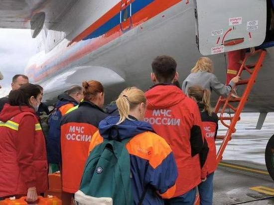 На Кубань вылетел спецборт МЧС для перевозки пострадавших в ЧП в Ейске