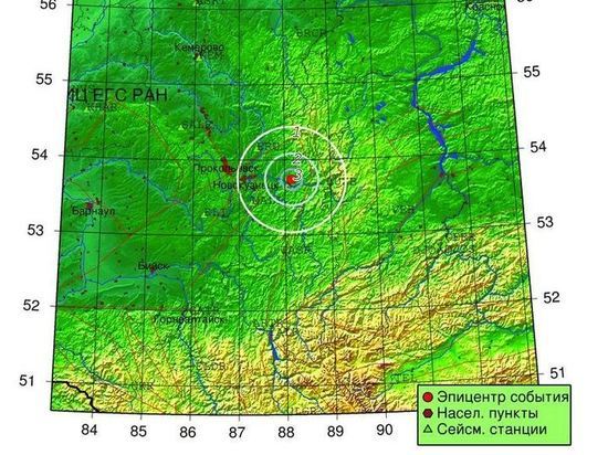 Сейсмологи зафиксировали в Кузбассе масштабное ночное землетрясение магнитудой более 3 баллов