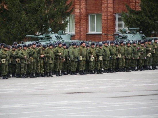 К отправке в зону СВО подготовили мобилизованных в Новосибирске