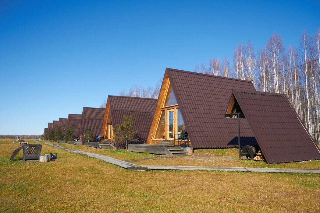 Красивейшие осенние снимки турбазы "Дё Морин" в Хабаровском крае