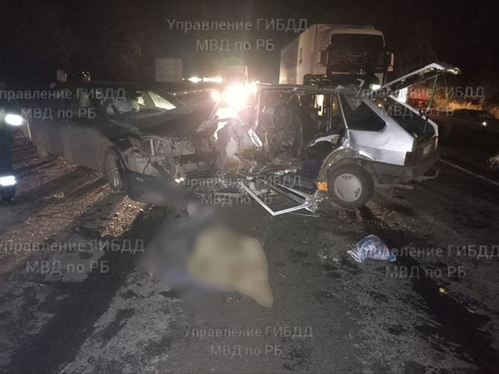 В тройном ДТП в Башкирии погиб 53-летний автомобилист