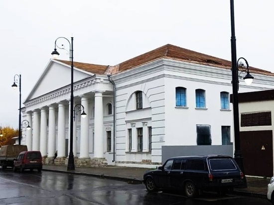 В Рыбинске приступили к реставрации Лоцманской биржи
