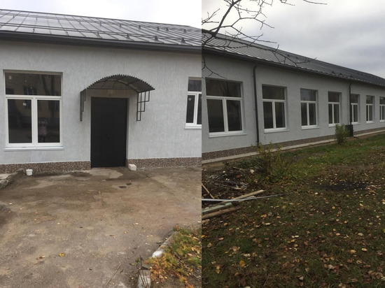 Здание Лахденпохской средней школы в Карелии преобразилось