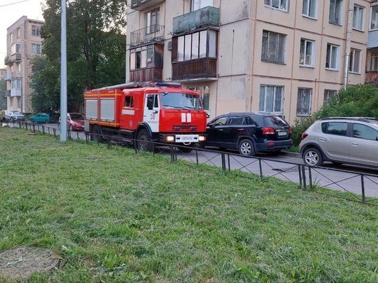 Мужчина попал в больницу после пожара в коммунальной квартире на проспекте Художников