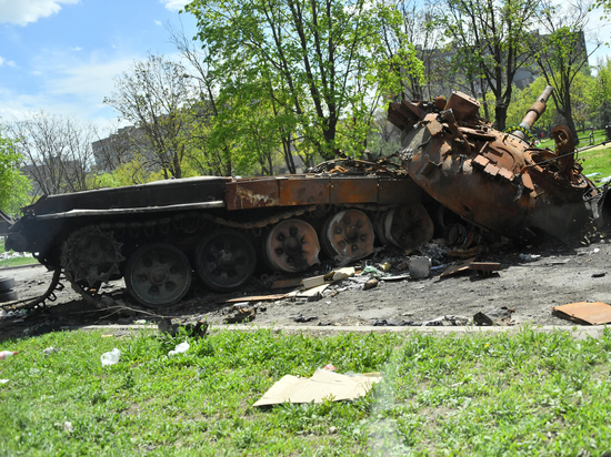 Уничтоженные на Украине танки из Македонии и Словении попали на видео