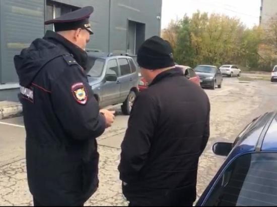 На улице Бирюзова в Рязани задержали подозрительного водителя Fiat