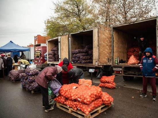 В Курске на осенней ярмарке продавали 100 тонн сахар и 145 тонн картофеля
