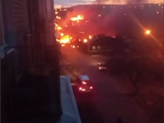 "Ой, божечки!": очевидцы сняли момент падения самолета в Иркутске