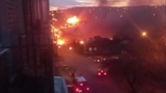 В Иркутске на жилой дом упал самолёт Су-30