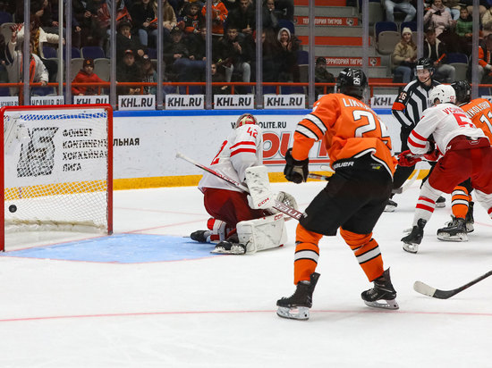 Спасителем «тигров» выступил Иван Николишин заставивший в этом матче бросать кепки на лед