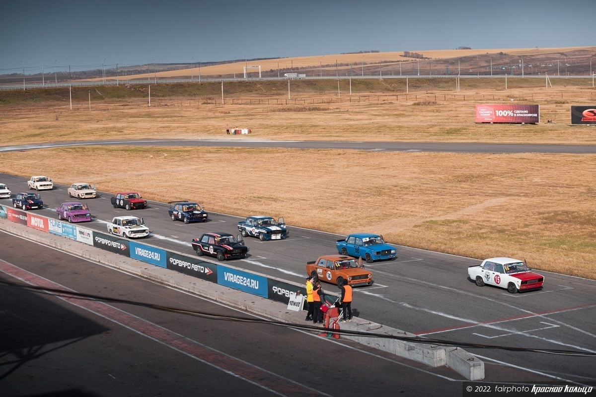 The circuit racing championship was held in Krasnoyarsk and the race season ended
