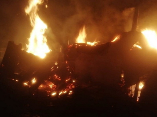 В выходные дни в Чувашии сгорели пять бань