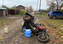 Накануне, утром 23 октября, на улице Зелёной посёлка Шварцевский Киреевского района Тульской области, 38-летний мужчина сел за руль самодельного трицикла, поехал на нём и перевернулся