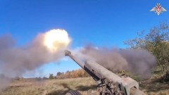 Российские артиллеристы разгромили гаубицами Д-30 колонну ВСУ: видео