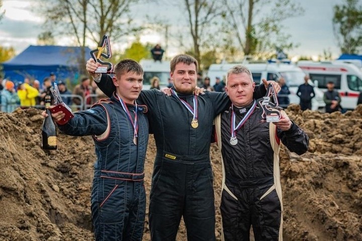 Racing drivers from Kursk won the Russian autocross championship for the second time in a row