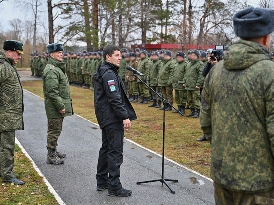 Настрой боевой, есть все необходимое: глава Ямала в Тюмени навестил мобилизованных северян