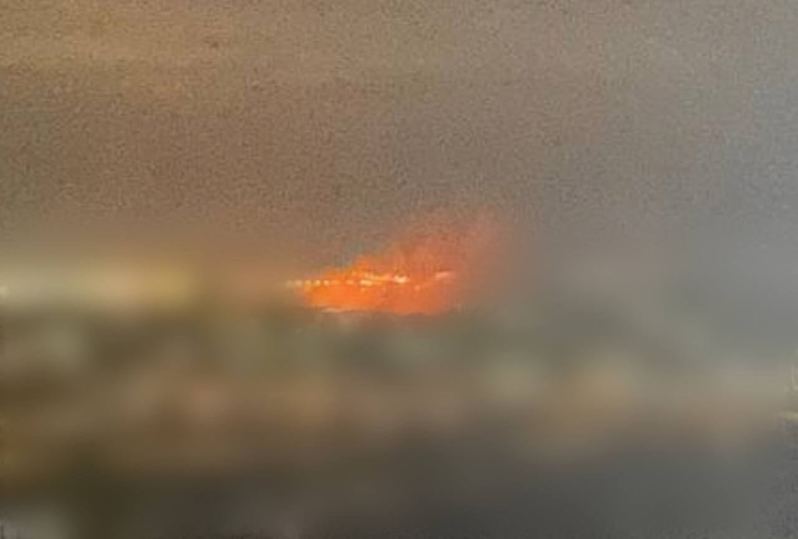 Появились фото пожара в Днепре после взрывов