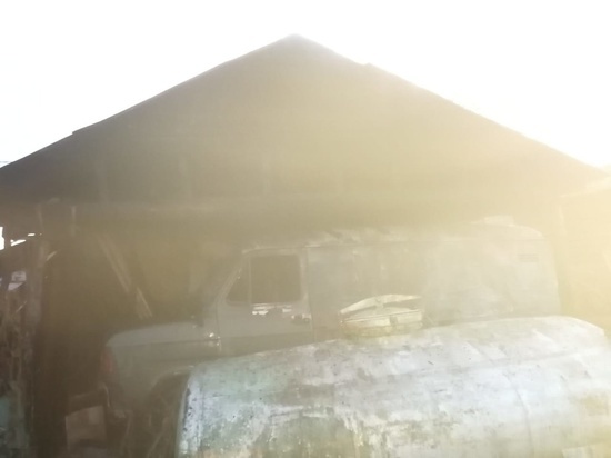 В Болхове Орловской области сгорел автомобиль