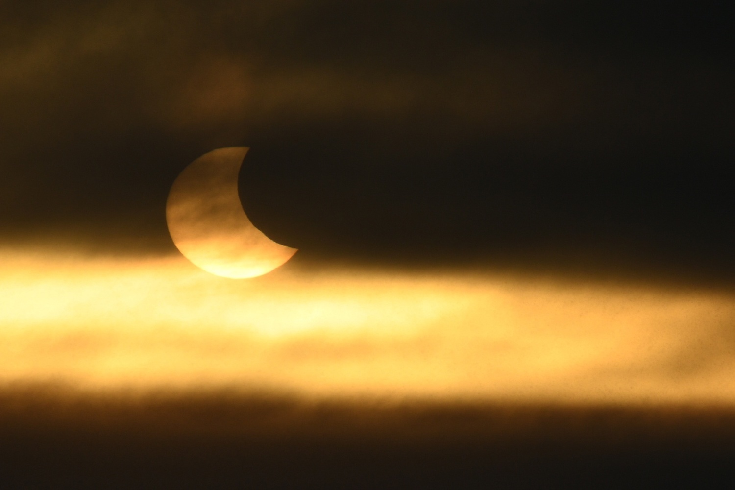 Солнечное затмение в ЯНАО: самые яркие кадры