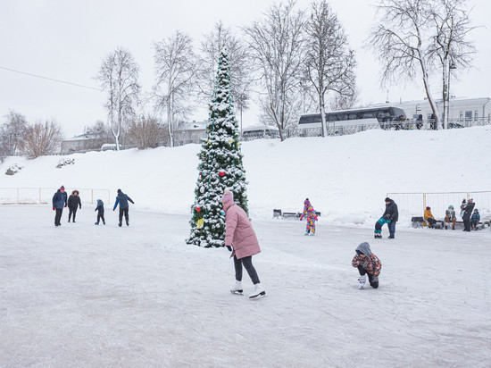 Каток в Финском парке в Пскове с более качественным льдом появится в декабре