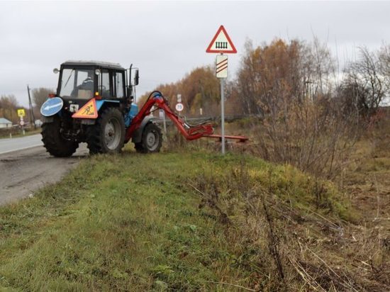 Вдоль автодороги «Чебоксары – Сурское» вырубают кустарники и деревья