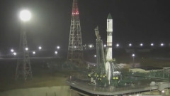 Жители Новосибирска приняли ракету Союз за комету: видео