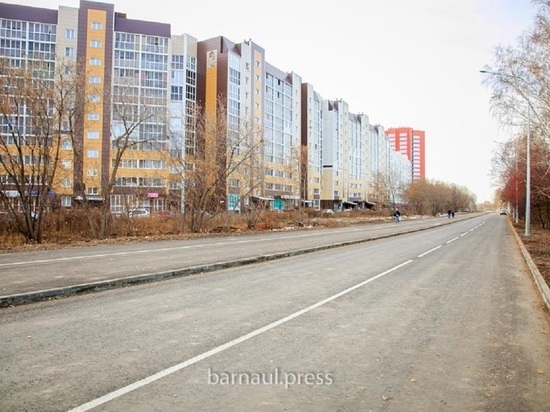 Новую дорогу открыли на малом Павловском тракте в Барнауле
