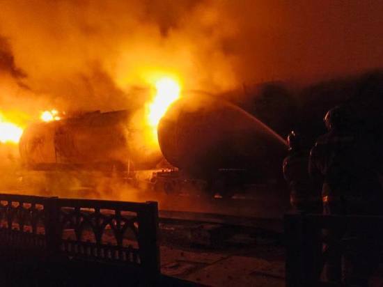 Пожар на железнодорожной станции в Шахтерске ликвидирован