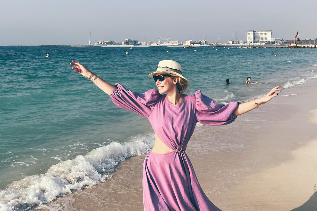 Shots of Ksenia Sobchak before fleeing Russia: beaches and fashion