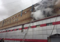 Пожар разгорелся в Люберецком округе, поселке Томилино