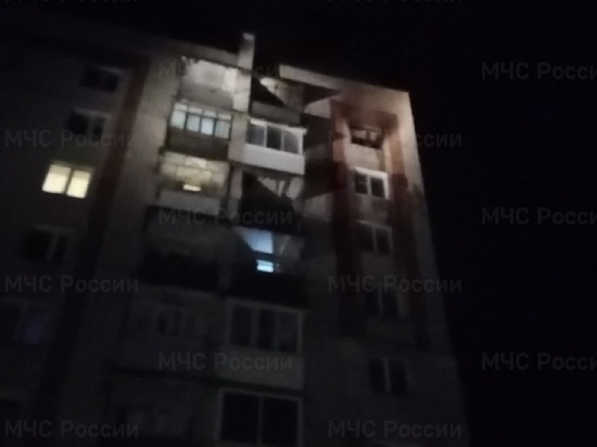 Человек пострадал в ночном пожаре квартиры в Калужской области